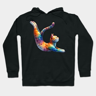 Celestial Cat Yogi Hoodie